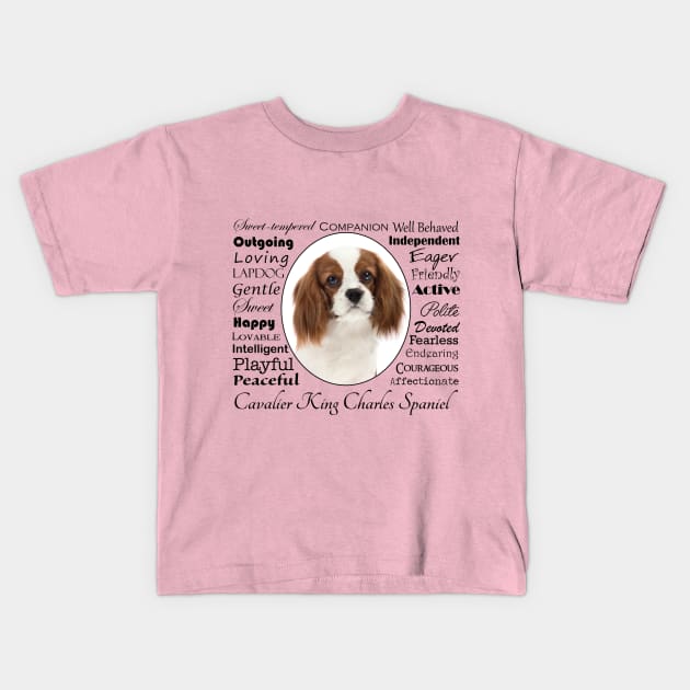 Spaniel Traits Kids T-Shirt by You Had Me At Woof